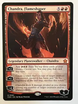 Chandra, Flameshaper Foundations Non-Foil MTG NM - Image 1