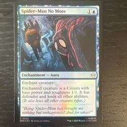 Spider-Man No More - 45 - SPM - Foil - NM - MTG Magic the Gathering - Image 1