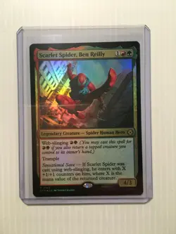 MTG Scarlet Spider, Ben Reilly R 142 NM Foil - Image 3