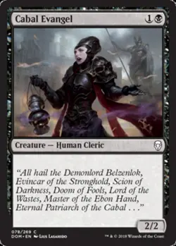 Cabal Evangel - Foil - Dominaria #078/269 MTG Magic The Gathering - Image 1