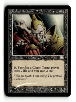 MTG | Cabal Archon | Onslaught | Foil | Heavily Played | English - Image 1