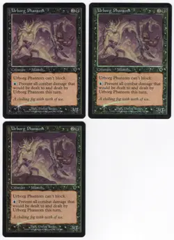 Urborg Phantom x3 3x 2000 Invasion FOIL Black Common Creature MTG NM AZ1 - Image 1