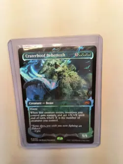 Craterhoof Behemoth (Showcase) Tarkir: Dragonstorm Foil TDM0404 - Image 1