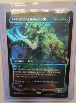 Craterhoof Behemoth (Showcase) Tarkir: Dragonstorm Foil TDM0404 - Image 3