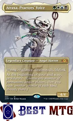 Magic The Gathering MTG Atraxa, Praetors' Voice 353 Foil NM Double Masters - Image 1