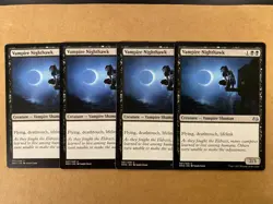 MTG 4x Vampire Nighthawk # 87 Modern Masters 2017 Magic the Gathering x4 NM - Image 1