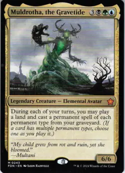 MTG Muldrotha, the Gravetide (243) | NM | Foundations {FDN} - Image 1