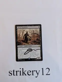 1x Dread Wanderer - Amonkhet - Signed by Josh Hass - MTG - Image 1