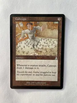 1x Caltrops Urza's Destiny MTG Magic the Gathering Uncommon Artifact (C) - Image 1