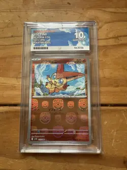 Pokemon TCG Victini Masterball 012/086 Black Bolt Ace 10 - Image 1