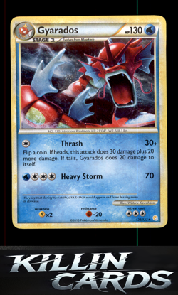 Gyarados (Red) 123/123 Holo Rare HeartGold SoulSilver Pokemon Card LP - Image 1