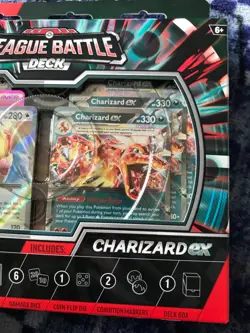 Charizard ex League Battle Deck Collection Box Pokemon Cards Pidgeot ex NEW - Image 3