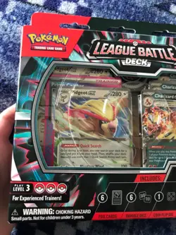 Charizard ex League Battle Deck Collection Box Pokemon Cards Pidgeot ex NEW - Image 4