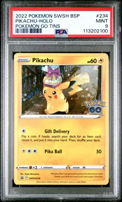 2022 Pokemon Pikachu - Sword & Shield Promo - SWSH234 - PSA 9 MINT - Image 3