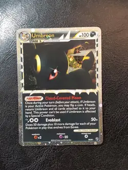 🔥 2010 Pokemon TCG Umbreon Prime Undaunted 86/90 Holo Rare Prime W/Small Swirl - Image 1
