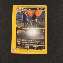 Umbreon Aquapolis Non Holo 41/147 Nintendo Vintage NM/MINT Pokemon RARE - Image 2