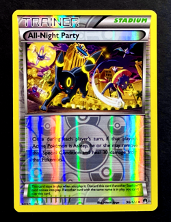 2016 Pokemon ALL-NIGHT PARTY Breakpoint REVERSE HOLO Umbreon XY Card 96/122 NM+ - Image 2