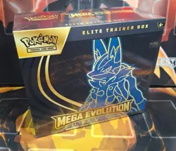 Pokemon TCG Mega Evolutions Elite Trainer Box Lucario Art New Sealed ETB - Image 1