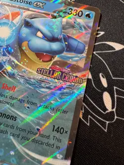 Pokemon Blastoise EX 030/142 + Venusaur EX 001/142 Stellar Crown Stamped Promos - Image 5
