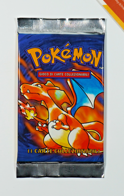 Pokemon Set Base Unlimited Italiano Pack Artwork Charizard NON PESATO 2000 (X1) - Image 1