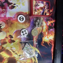 Charizard UPC Metal Coin, Dice, and Special Condition Markers - - Image 1
