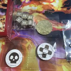 Charizard UPC Metal Coin, Dice, and Special Condition Markers - - Image 2