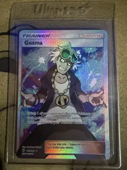 Pokemon TCG Guzma Holo Full Art Ultra Rare Card Burning Shadows 143/147 - Image 1