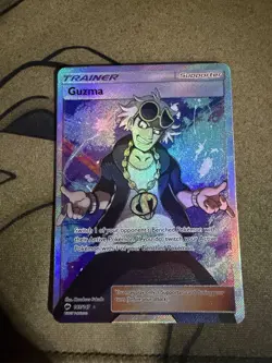 Pokemon TCG Guzma Holo Full Art Ultra Rare Card Burning Shadows 143/147 - Image 2