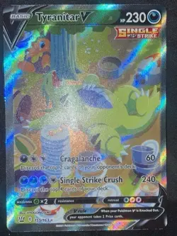Pokemon Tyranitar V Alternate Full Art 155/163 Battle Styles NM - Image 1