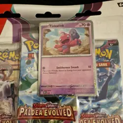 Pokemon TCG: Paldea Evolved 3 Pack Blister - S&V - Brand New & Sealed - Image 3
