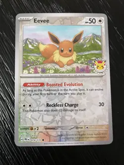 Promo Eevee - 074/131 (Pokemon Day 2025) (Reverse Cosmos Holo) 074/131 - Image 2