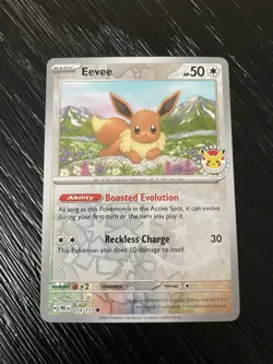 Promo Eevee - 074/131 (Pokemon Day 2025) (Reverse Cosmos Holo) 074/131 - Image 4