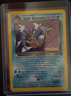 Pokemon 1999 Dark Gyarados Holo PRE RELEASE Stamp SP Team Rocket Very Rare 8/82 - Image 1