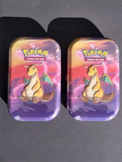 Pokemon TCG Kanto Power Mini Tin H24 X2 Tins Dragonite - Image 1
