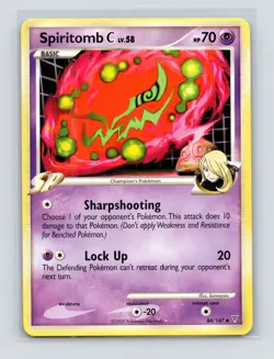 Pokemon TCG Spiritomb C 84 Supreme Victors Normal LP - Image 1
