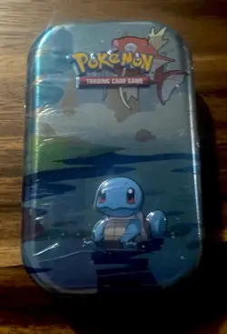 Pokemon Kanto Friends Squirtle Art Mini Tin Factory New H24 - Image 1
