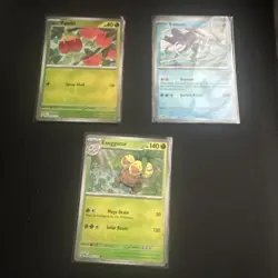 Pokemon TCG Prismatic Evolutions Bundle 3x Pokeball Reverse Holo Cards - Image 1
