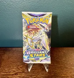 Pokemon TCG Brilliant Stars Booster Pack Random Artwork NEW/SEALED - Image 1