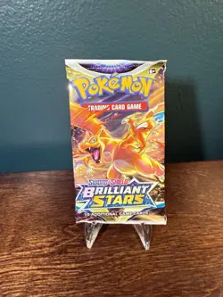 Pokemon TCG Brilliant Stars Booster Pack Random Artwork NEW/SEALED - Image 2