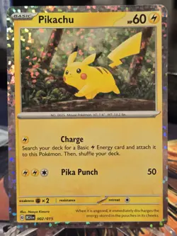 Pikachu 002/015 McDonalds 2024 Promos Holo Rare Pokemon Card NM - Image 1