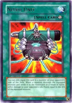 Nitro Unit - TLM-EN046 - Rare - 1st Edition NM Yugioh Booster Set Cards (GX) - Image 1