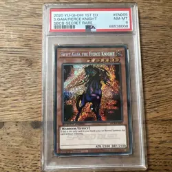 Swift Gaia The Fierce Knight Sbcb-en005 PSA 8 1st Edition Yu-Gi-Oh Card - Image 1