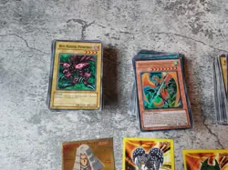 Yugioh Trading Cards Lot Of Over 300 Cards 1990s Stickers And Books Collectible - Image 2