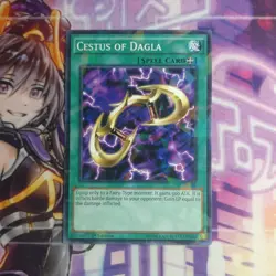 1X CESTUS OF DAGLA BP03-EN148 1ST SHATTERFOIL RARE VERY LIGHT PLAY YUGIOH - Image 1