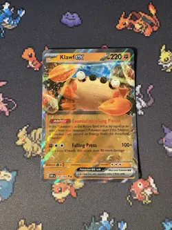 Pokemon Cards Klawf ex 120/197 Ultra Rare Obsidian Flames - (NM) - Image 1