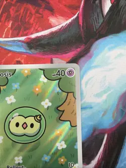 Solosis Black Bolt Illustration Rare SV 118/086 NM Condition Pokemon Card - Image 3