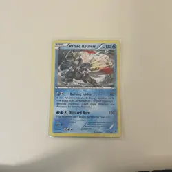 White Kyurem 21/124 Fates Collide Holo Rare Pokemon Card Lightly Played - Image 1