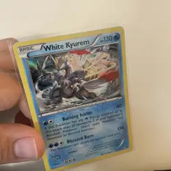 White Kyurem 21/124 Fates Collide Holo Rare Pokemon Card Lightly Played - Image 2