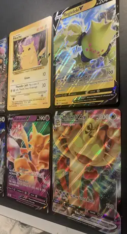 Pokemon JUMBO Card Lot of 6 - Pikachu, Meowth, Alakazam - Oversized Card Lot - Image 3