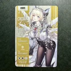 S2953 Crown Nikke Goddess of Victory Metallic Pass Collection Card Ver 3 - Image 1